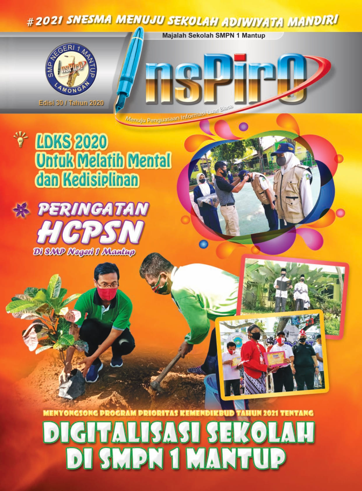 DIGITALISASI SEKOLAH DI SMPN 1 MANTUP